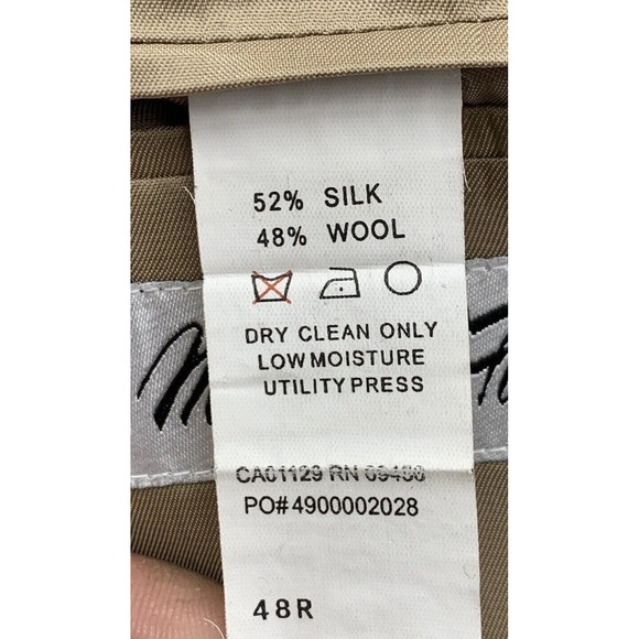 Marshall Fields Sports Blazer Men’s Size 48R Herringbone Gray Blk Wht Silk Blend - Picture 5 of 15